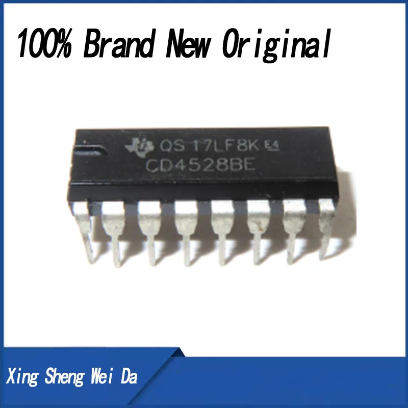 

5 pieces/batch CD4528BE CD4528 DIP-16 monostable multi-harmonic chip microcontroller in stock new original IC