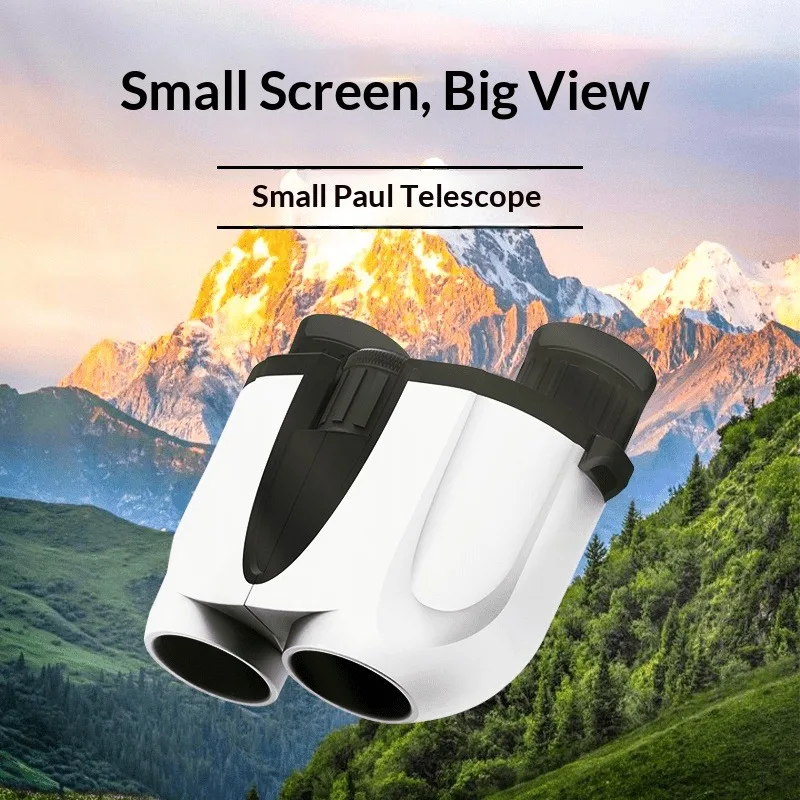 

10x25 Compact Binoculars for Adults - HD Pocket-Sized, Lightweight Travel Optics for Bird Watching, Hiking, Concerts