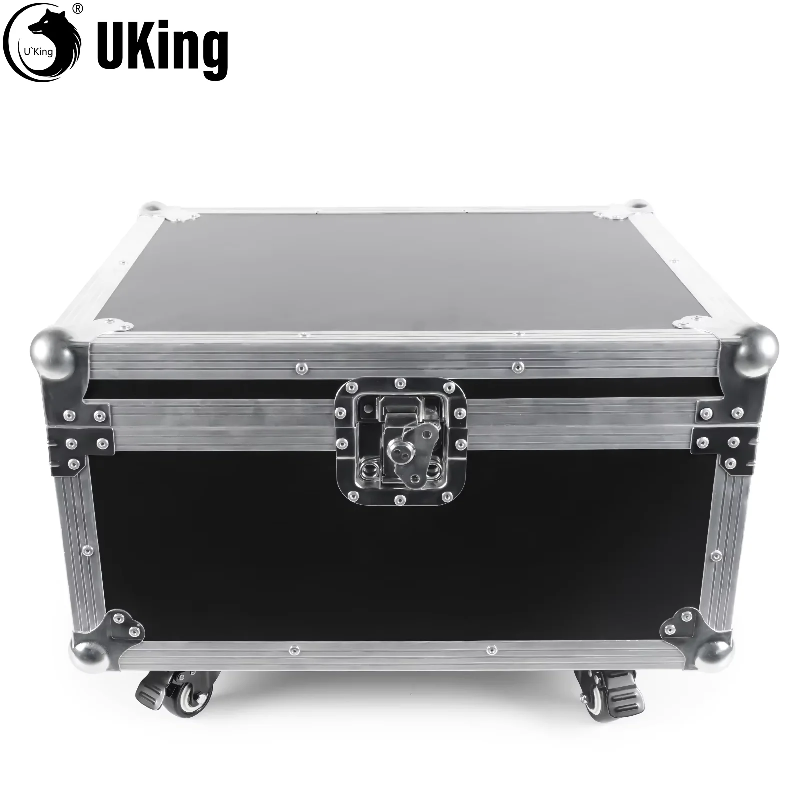 U'King  Airline Case Premium Leather Led Lights Customized Flycase for Electronic Stage Light Gator Case for Cold Spark Machine