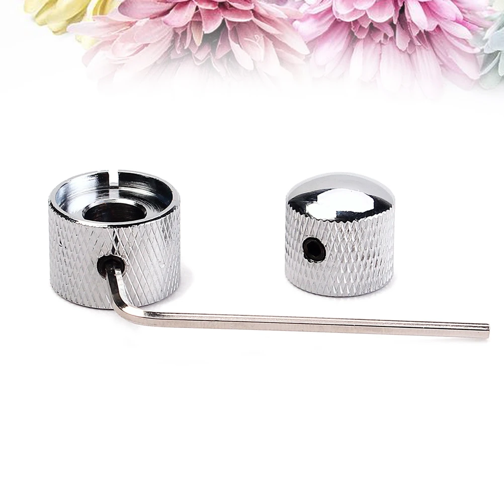 

2 In Replacement Knobs Guitar Dual Bass Electric Volume Tone Blend Control