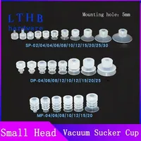 10PCS Pneumatic Suction Cup Small Head Silicone Sucker 5mm Mounting Hole for Injection Molding Machine Manipulator Accessories