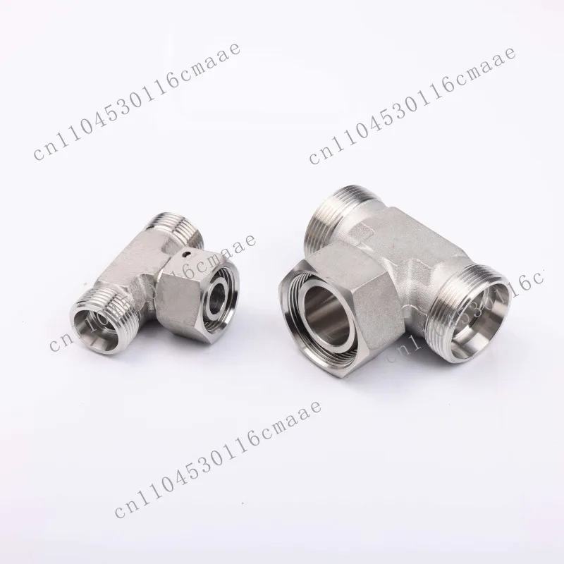 Hot-selling SS316 SS304 Internal Thread Tee Joint 3-way High-performance Forged Smooth High-pressure Thread Joint