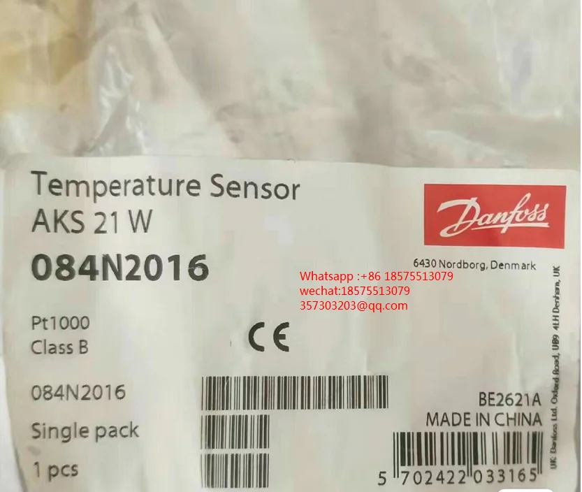 Danfoss AKS 21W 084N2016 Temperature Sensor AKS 21W 084N2016