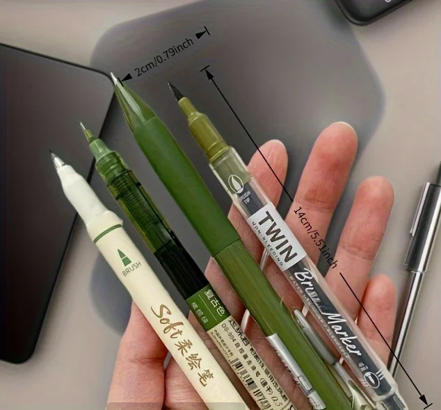 4 Vintage-Stiftsets, schnell trocknende Tinte für glattes Schreiben, kompatibel mit mehreren Spitzen, ideal für Büroarbeit und Notizbücher, Schreibwaren – Detail 1