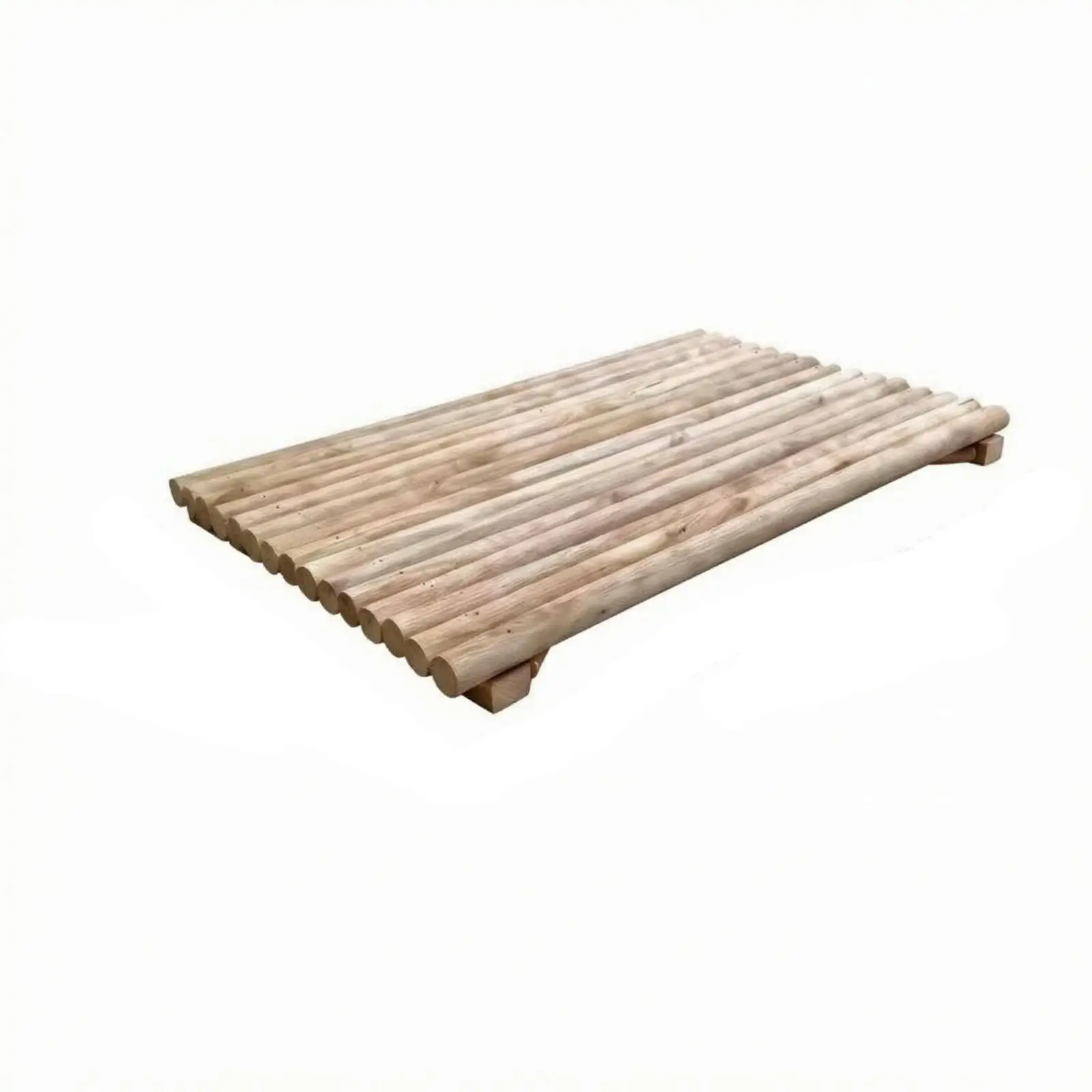 Cat Scratch Board Slatted Wooden Scratcher Low-Silhouette for Cats