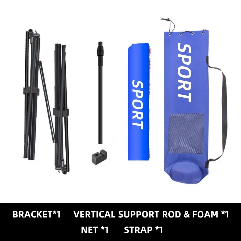 2026 5.1 m Portable Tennis Net,Stainless Steel Poles Badminton Net Set  Adjustable Height Nylon Net with Pickleball Soccer