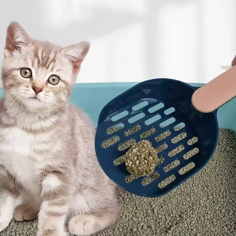 Pet Litter Shovel Plastic Scoop Cat Sand Cleaning Tool Toilet Dog Food Spoon Cat Supplies - Pet Cleaning Tool