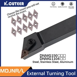 1pc MDJNR1616H11 MDJNR2020K11 MDJNR2525M15 External Turning Tool Holder DNMG Carbide Inserts MDJNR Lathe Cutting Tools Set