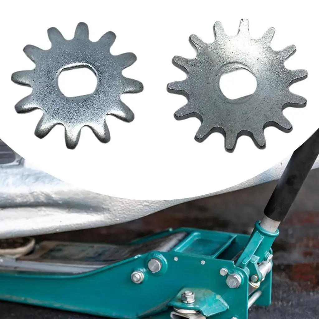 2Pcs 3T/4T Horizontal Jack Gear Easy to Install Heavy Duty Repair Fittings for Vehicle Repairing Mechanics Professionals