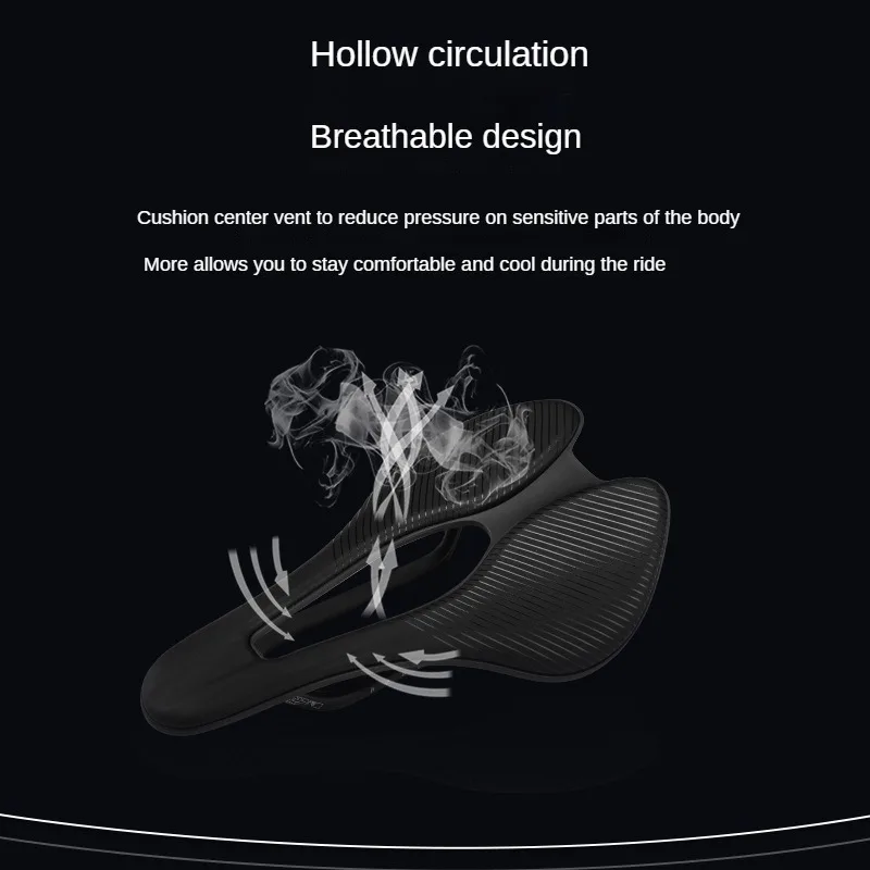 Carbon Fiber 3D Printed Bike Saddle Ultra Breathable Hollow Honeycomb Cushion Shock Absorption Comfortable MTB Road Bike Seat