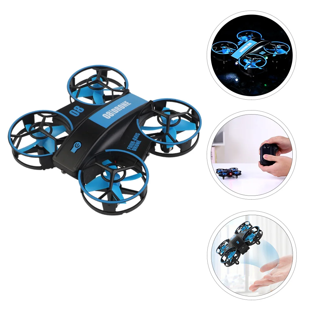 Hélicoptère télécommandé quadricoptère pour adultes et enfants, mini importateur, avion RC, LED