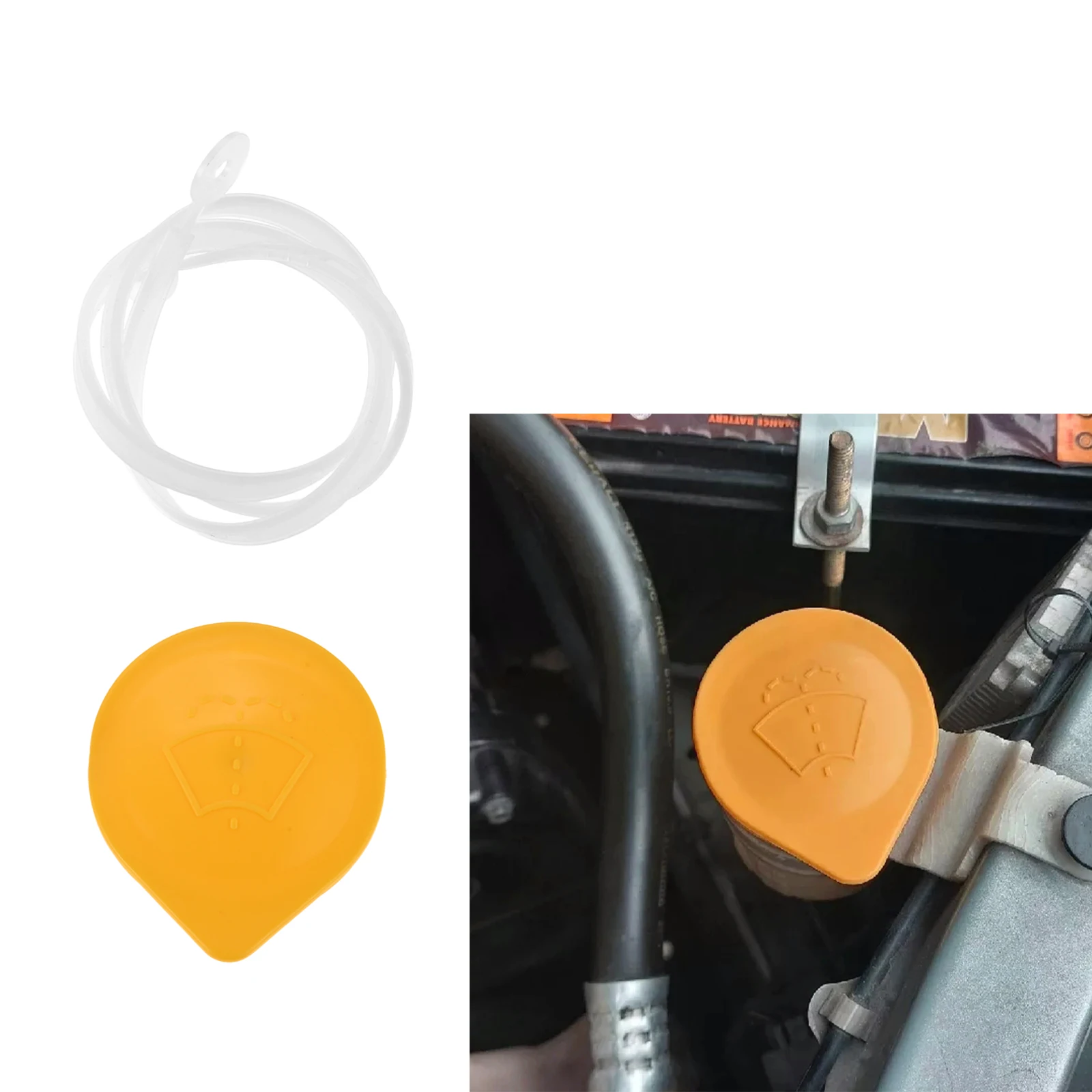 86615SA000 Car Windscreen Washer Fluid Reservoir Tank Bottle Cap Cover for Subaru Forester X Sports 2.5 X XT Limited X Premium