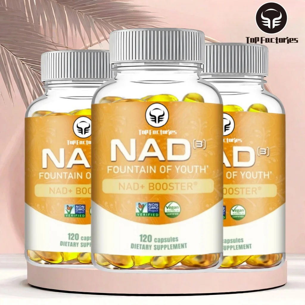 Liposomal NAD+supplement, ultra pure actual NAD supplement, enhances absorption, strengthens NAD+, anti-aging, energy