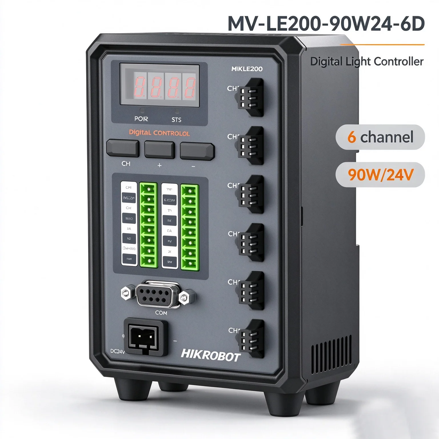 HIKROBOT MV-LE200-48W24-2D / 90W24-6D / 120W24-4TD / 200W24-4TD Digital LED Light Source Controller Machine Vision