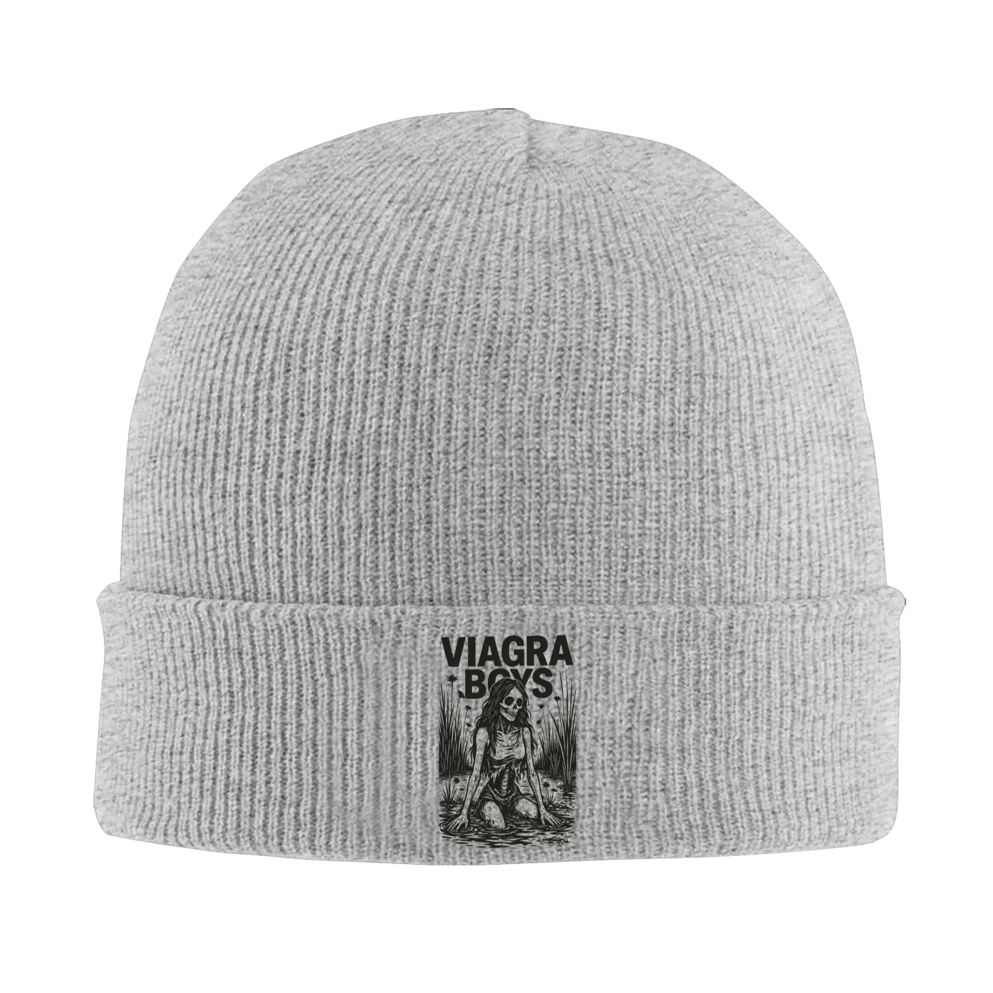 Viagra Boys Band Punk música Bonnet sombreros gorros otoño gráfico tejido sombrero calle Y2K hombres mujeres Kpop gorra térmica elástica