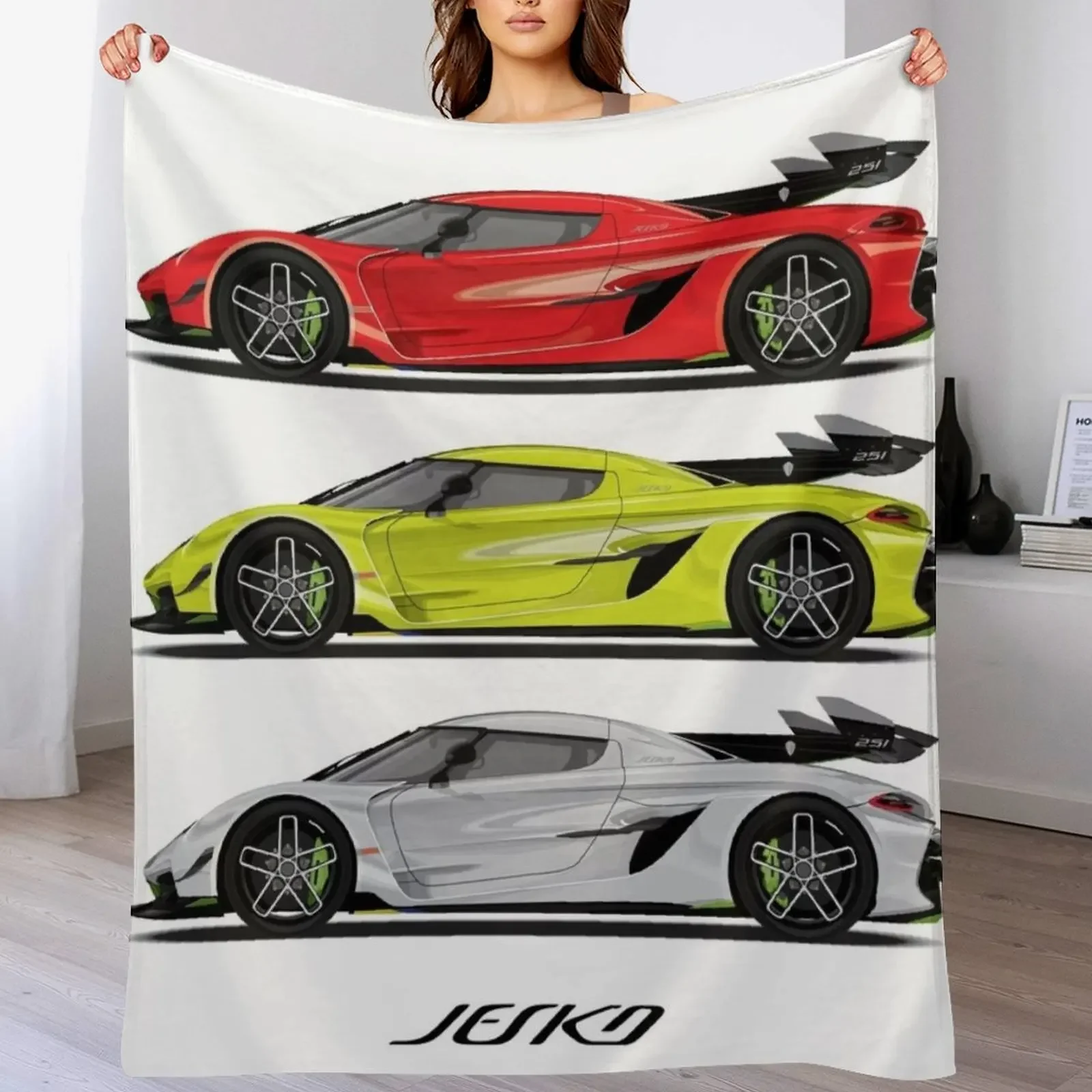 

Jesko Collection Throw Blanket Plaid on the sofa blankets and throws For Decorative Sofa Extra Large Throw Blankets