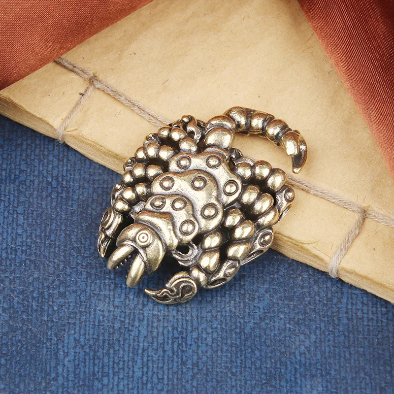 Винтажная латунная подвеска Масамбхава с пламенем, девятиголовый железный аксессуар, Непал, тибетский скорпион, подвеска, антикварная медная посуда, оптовая продажа