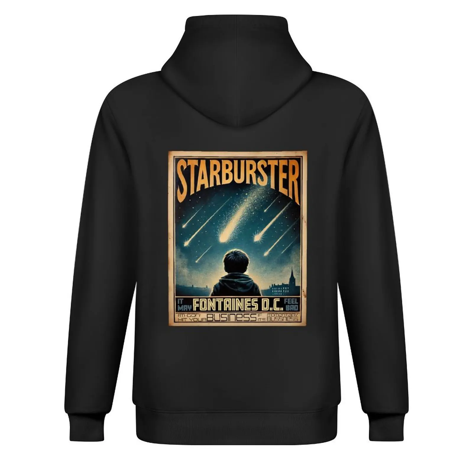 Starburster: Fontaines D.C. هوديي معطف رجالي سترة الخريف الرجال الملابس الرجالية الملابس الكورية مصمم هوديس