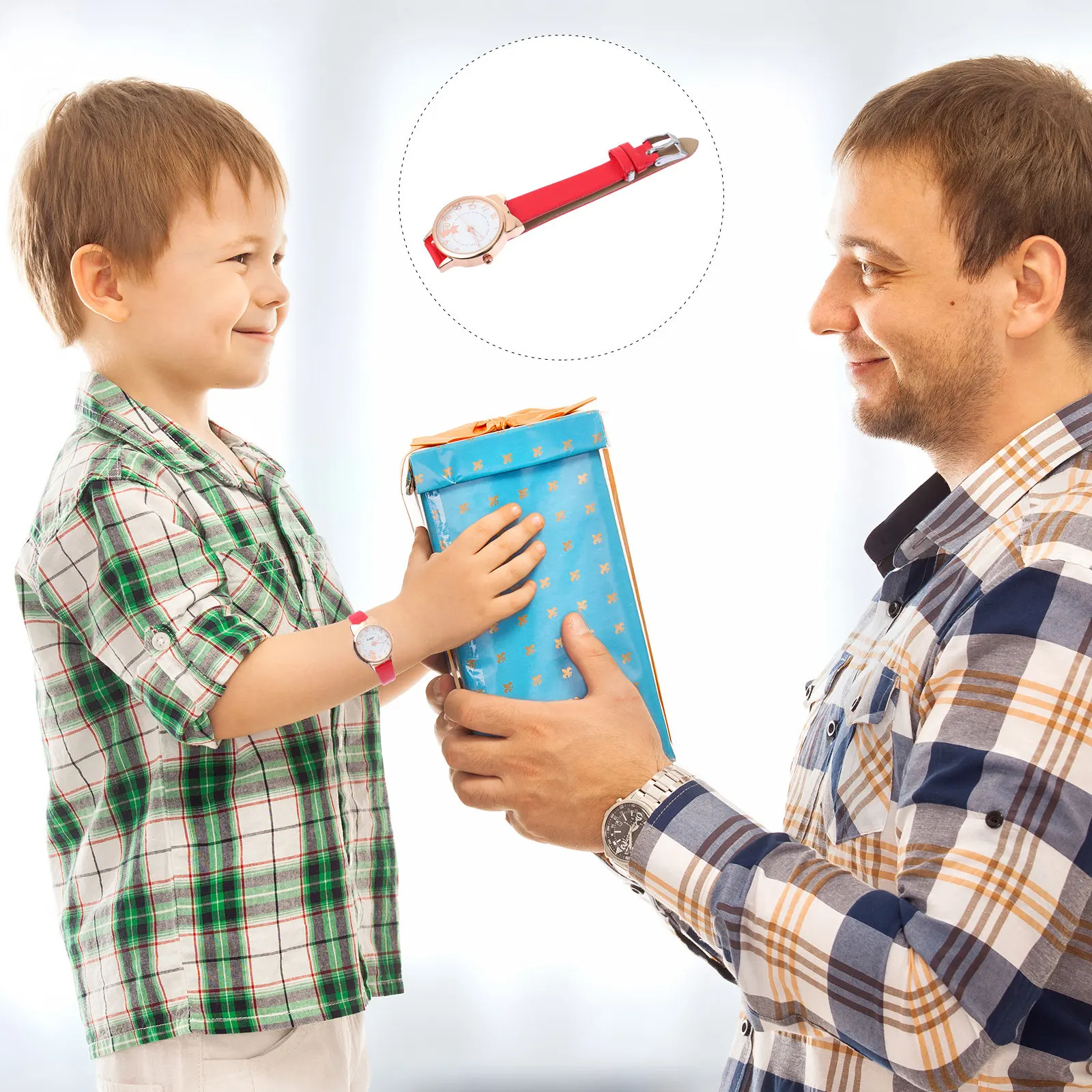 

Водонепроницаемые цифровые повседневные наручные часы из сплава с кошачьим узором, регулируемым ремешком, прозрачным стеклянным циферблатом