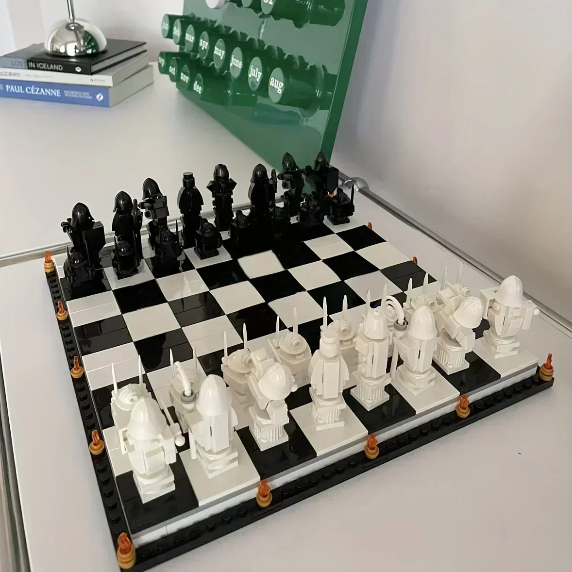 876pcs Chess series, creative chessboard building block toys, educational toys, gifts for friends view 3