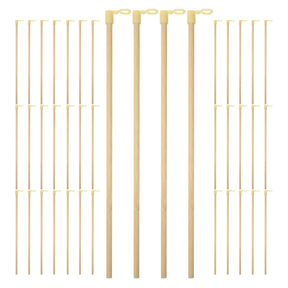 

100Pcs Bamboo Lantern Handles DIY Kit Quality Craftsmanship Halloween New Year Party Decor Supplies DIY Lantern Craft Kit