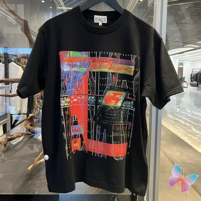 

Футболка 24ss Мужская/Женская хлопковая с коротким рукавом и круглым вырезом