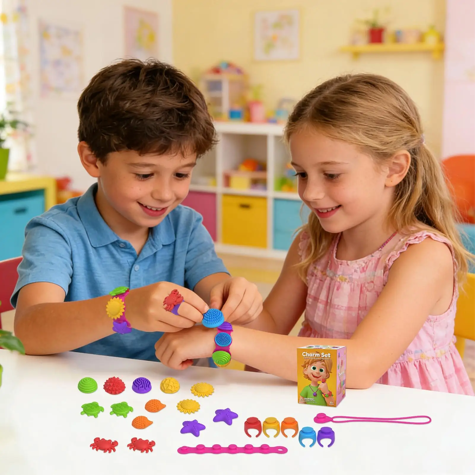 

Fidget Toys Silicone Stress Relief Artifact Texture Sensory Toy For Boys Girls Students Office Travelers Classroom Car Rides