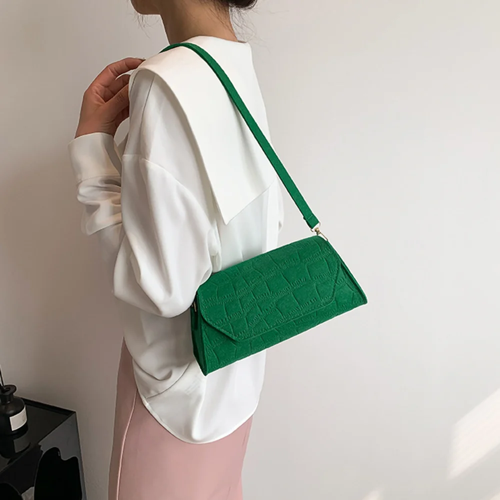 Bolsos de hombro con patrón de cocodrilo para mujer, bolso de mano con asa pequeña, bolso de mano femenino de lujo con monedero