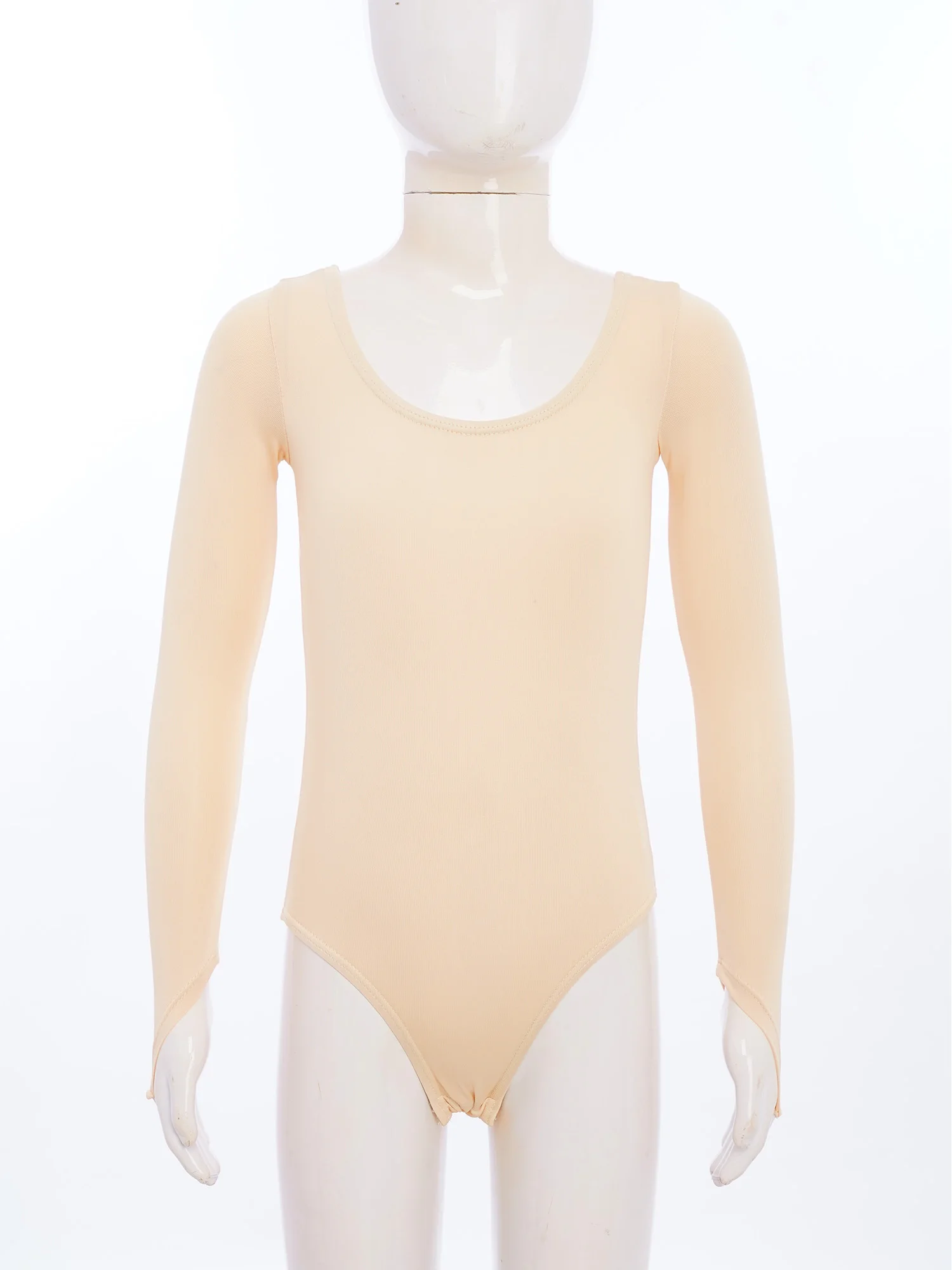 Kinder Mädchen Langarm Ballett Trikots Tanz Kostüm Einfarbig Warme Gymnastik Workout Praxis Training Body Tänzer Tragen