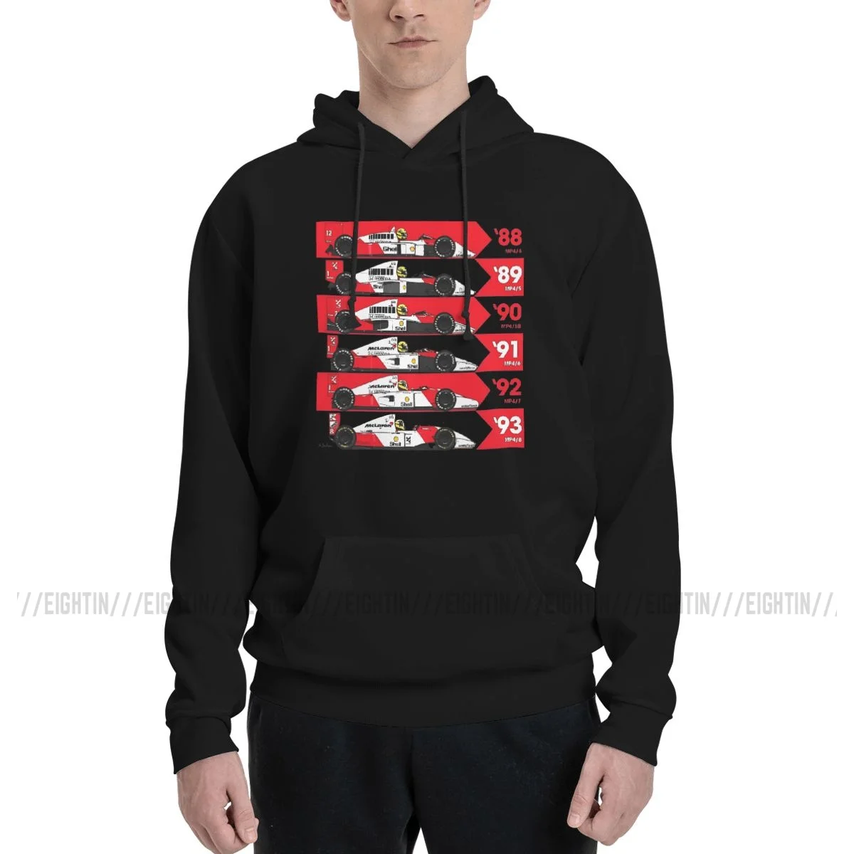 Ayrton Senna's McLarens High Quality Sweatshirts Men Women Oversized Hoodie Autumn Pullover