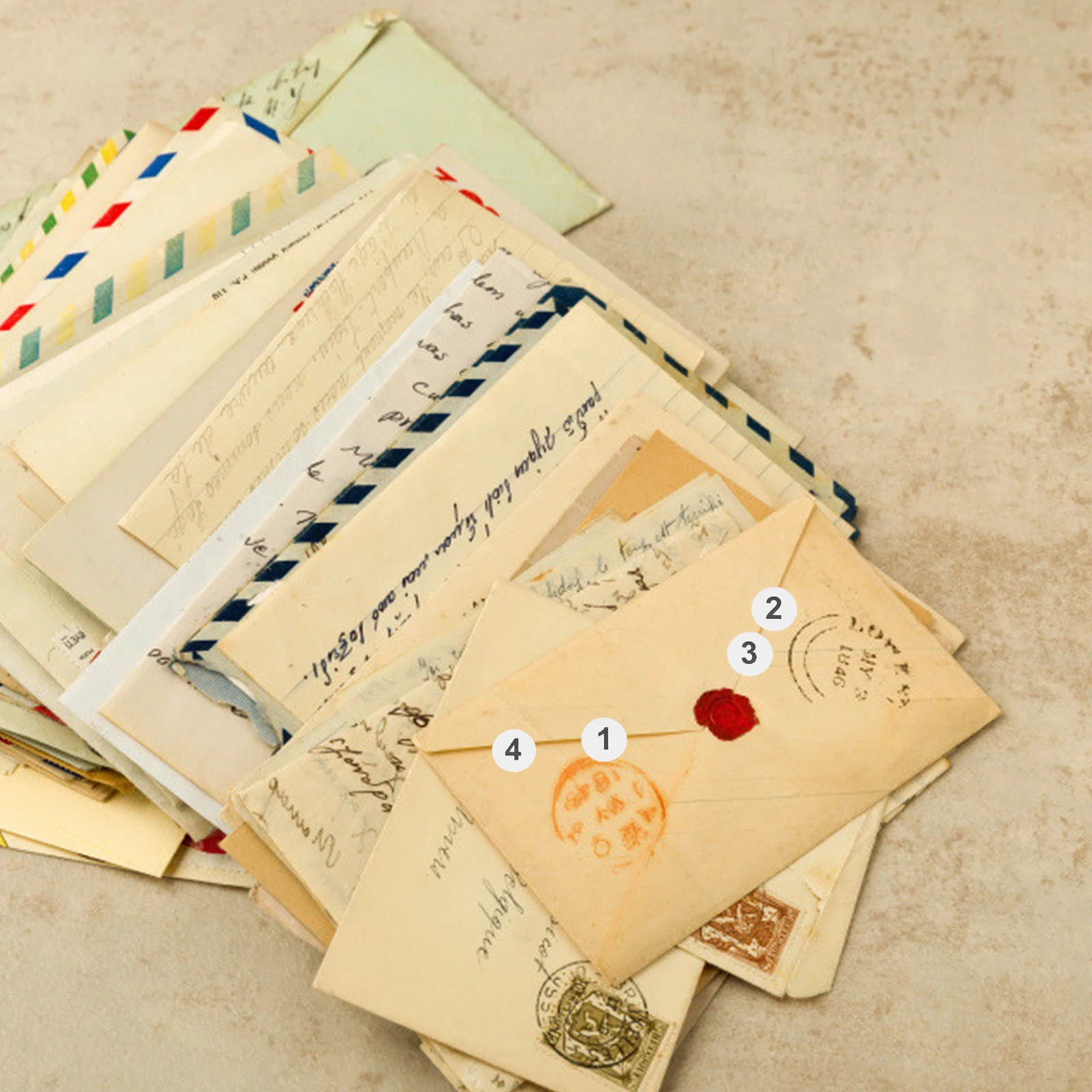 

100pcs Round Number Stickers Self-Adhesive Pvc Waterproof Clear Printing For Envelopes Gifts Crafts Storage Home Office