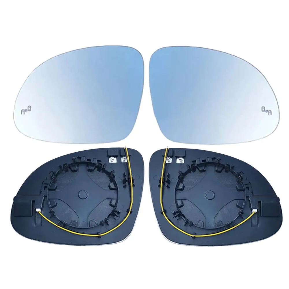 

Car Wide Angle Heated Rearview Mirror Lens For Volkswagen Sharan 2009-2017 Cars Accessories Blind Spot Assist Mirrored Glass