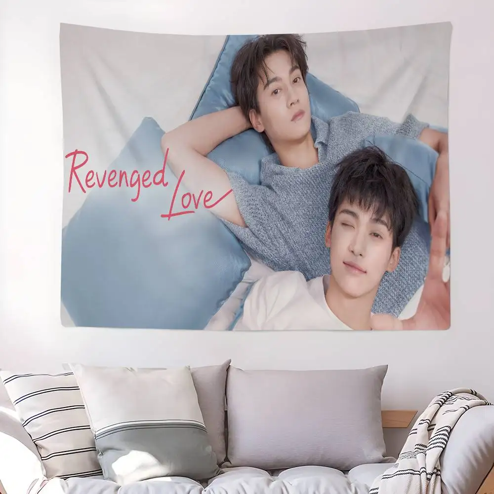 R-Revenged Love Movie Colorful Tapestry Wall Hanging Hanging Tarot Hippie Wall Rugs Dorm Wall Art Decor