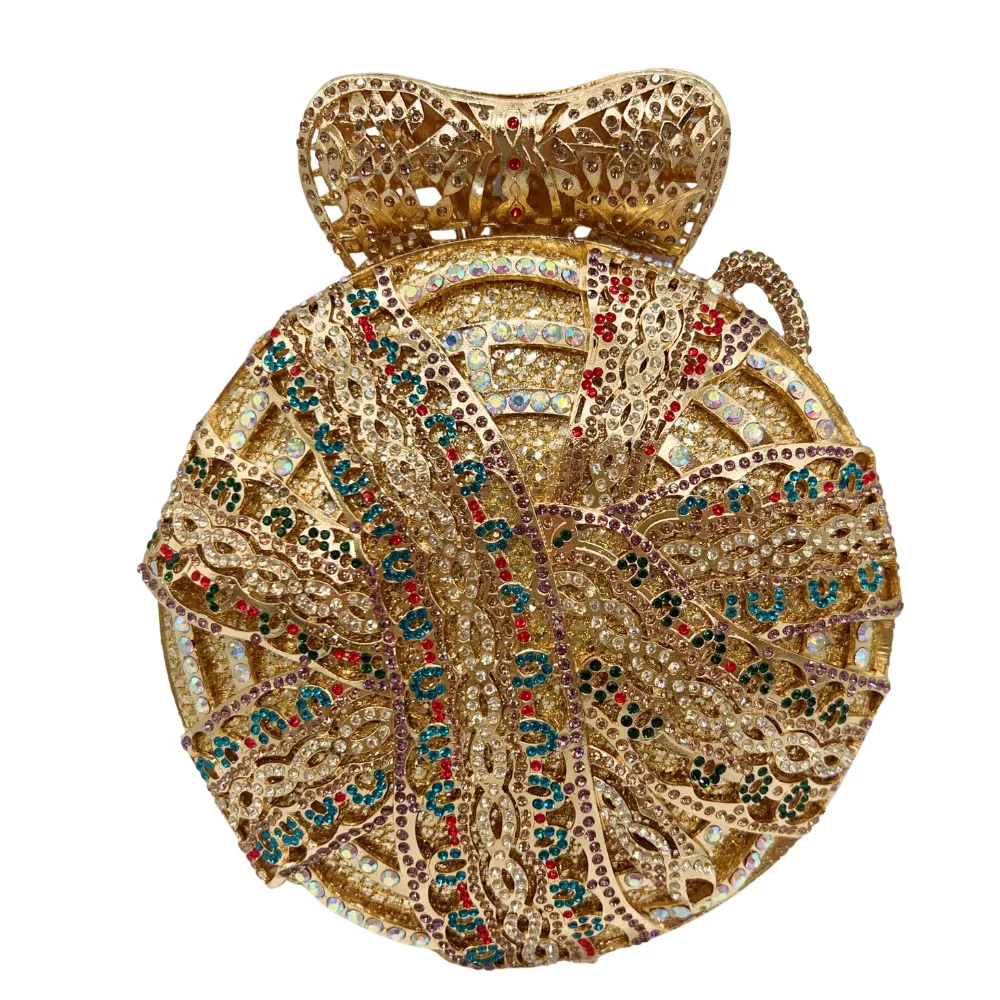 

Egyptian Cobra Diamond Dinner Bag Banquet Diamond Clutch Women's Bag