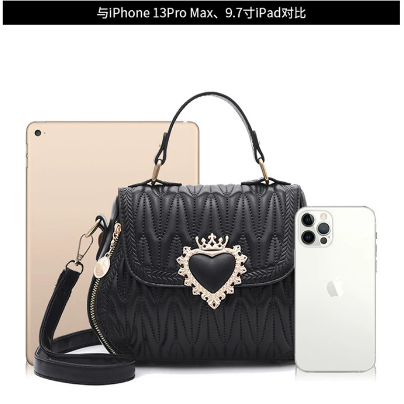 

Luxury Brand Designer Women'S Handbag Large Capacity Pleated Shoulder Bag Classic Retro Crossbody Bag Commuting Small Square Bag