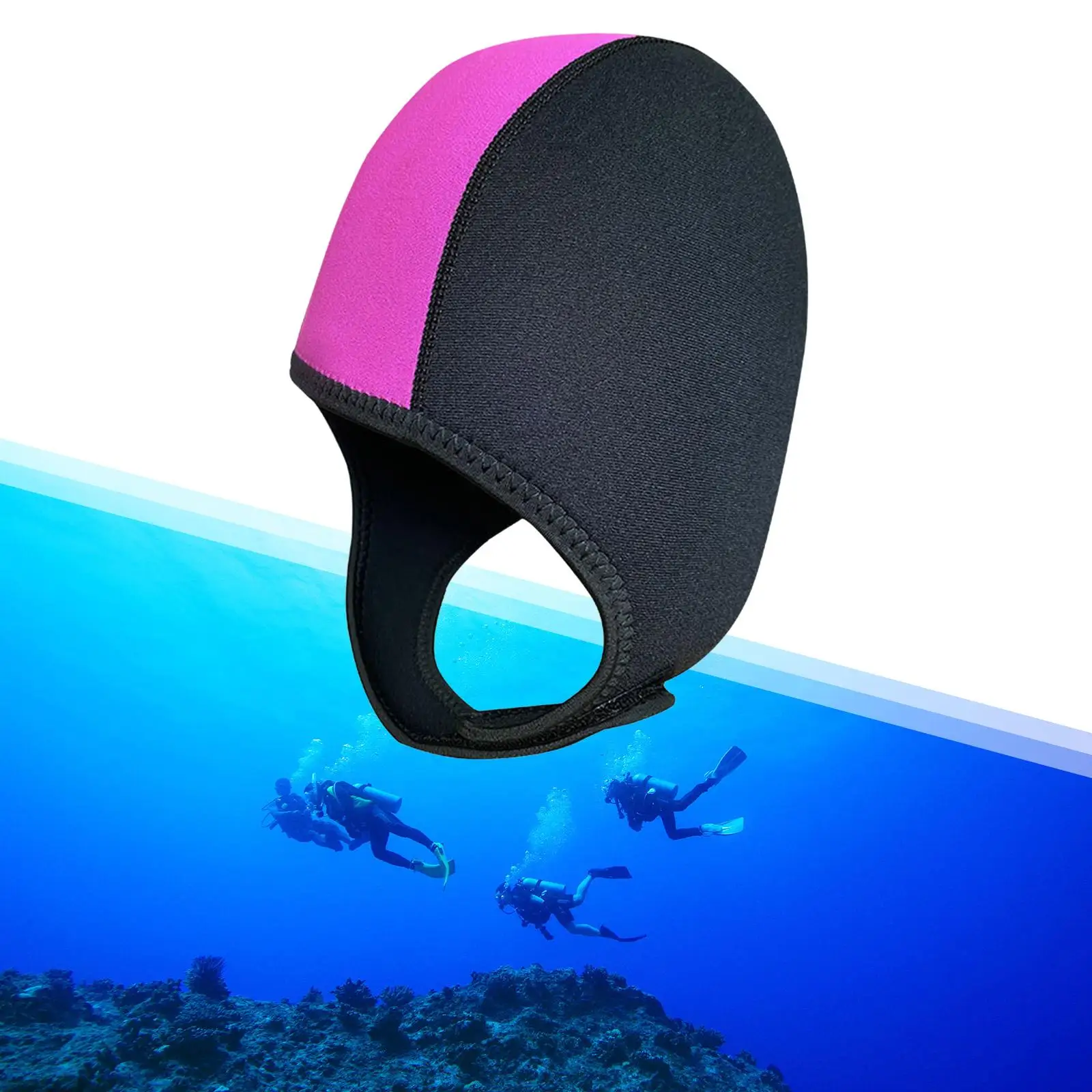 Neoprene Dive Hood Women Men Stretchy Hat Canoeing Spearfishing Water Sports