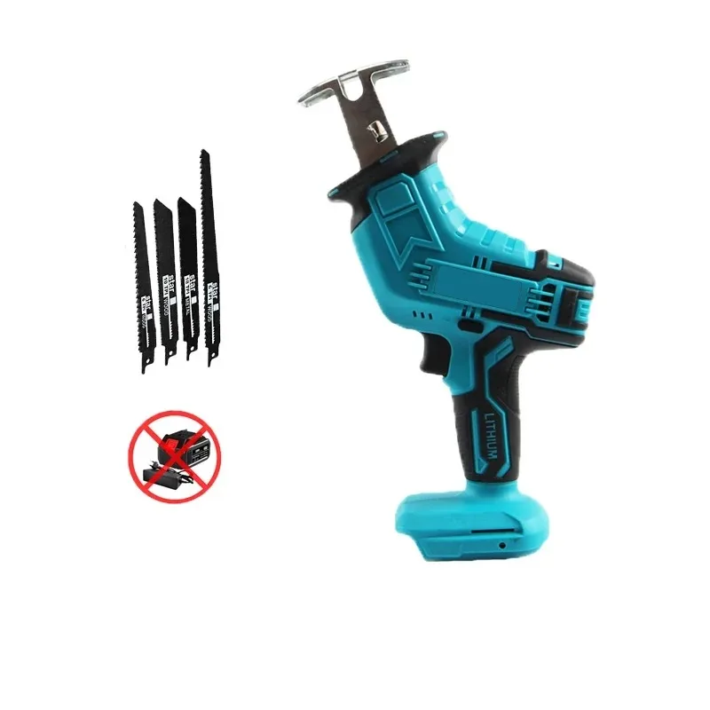 

Cordless Electric Reciprocating Saw Wood Metal Cutting Saw Lithium Battery Saber Saw Portable Saw Power Tool For Makita battery