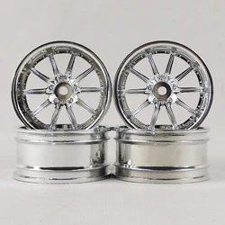 4pcs 3/6/9mm Offset RC Car 1/10 Scale Plastic Wheels Rims Drift On road Touring Model Hobby