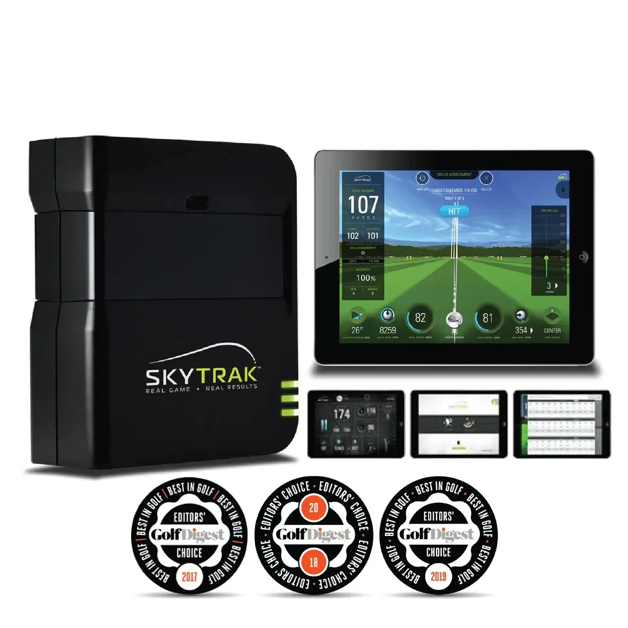 SkyTrak Golf Simulator Launch Monitor + Skytrak Protective Case