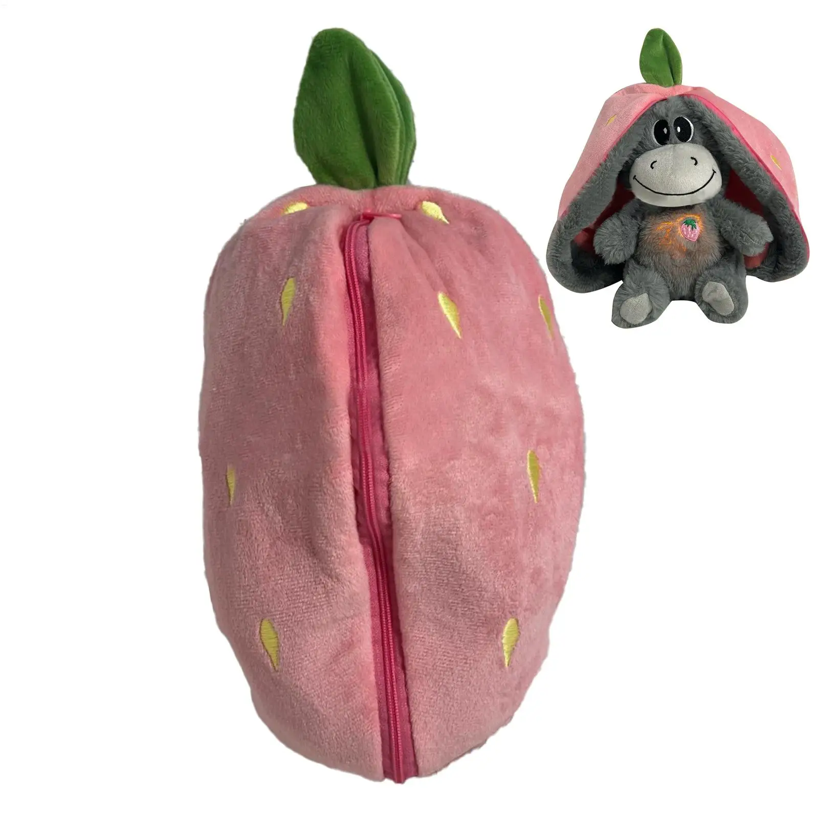 Pluszowa zabawka do spania 30 cm, zwierzątko z dźwiękiem ruchu, muzyką i światłami, realistyczne oddychanie, pluszak dla dzieci, idealny na prezenty na przyjęcia.