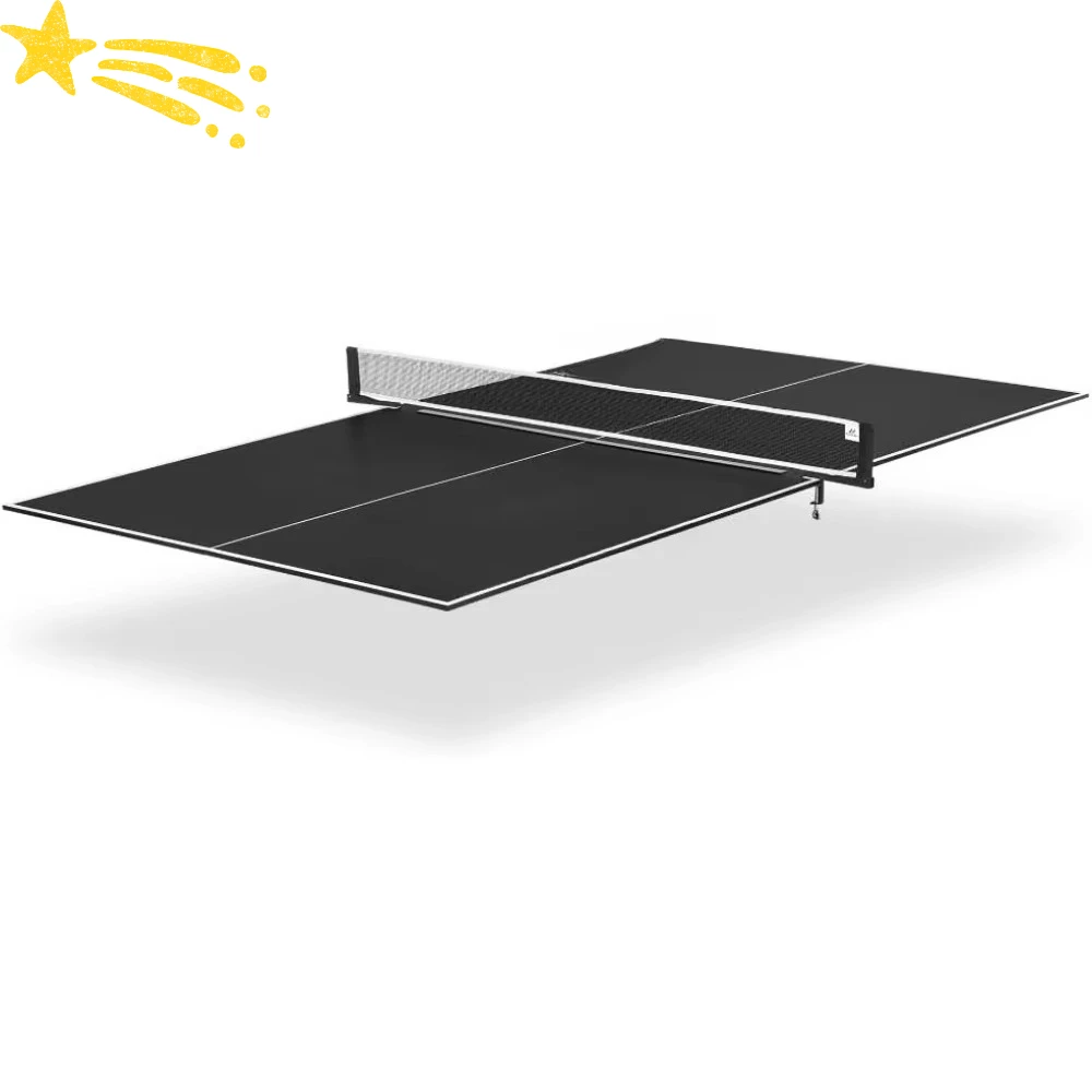 Décoration de table de ping-pong pliable à installation rapide, assemblage zéro nécessaire, portable pour n'importe quel espace, amusant pour les jeux de fête pour adultes et adolescents.