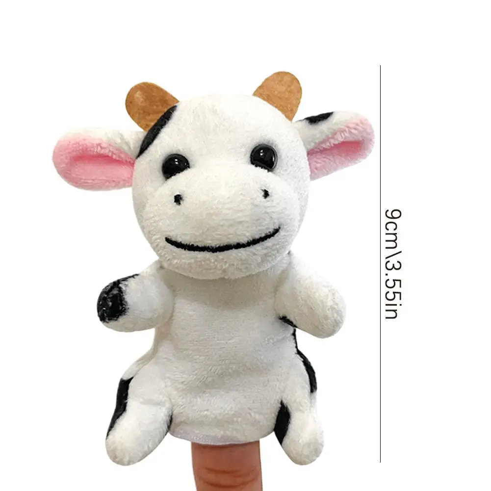 9cm What's In The Zoo Theme Finger Puppet Role Play Plush Toy Children's Early Learning Doll Storytelling Props Gift For Baby