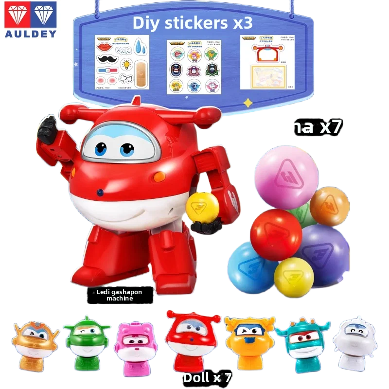 [In Stock] Auldey Super Original Wings Jett Surprise Capsule Machine Robot Children's Toy Blind Box Duo Li Gashapon Car