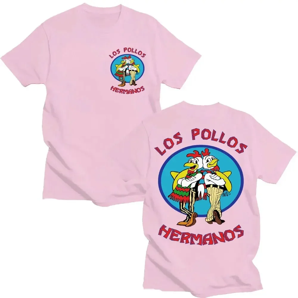 2026 Hip-Hop Streetwear Y2K T-Shirt TV-Serie Breaking Bad Los Pollos Hermanos Lustige Hühnerbrüder Herren Damen Beliebte T-Shirts Tops – Detail 10