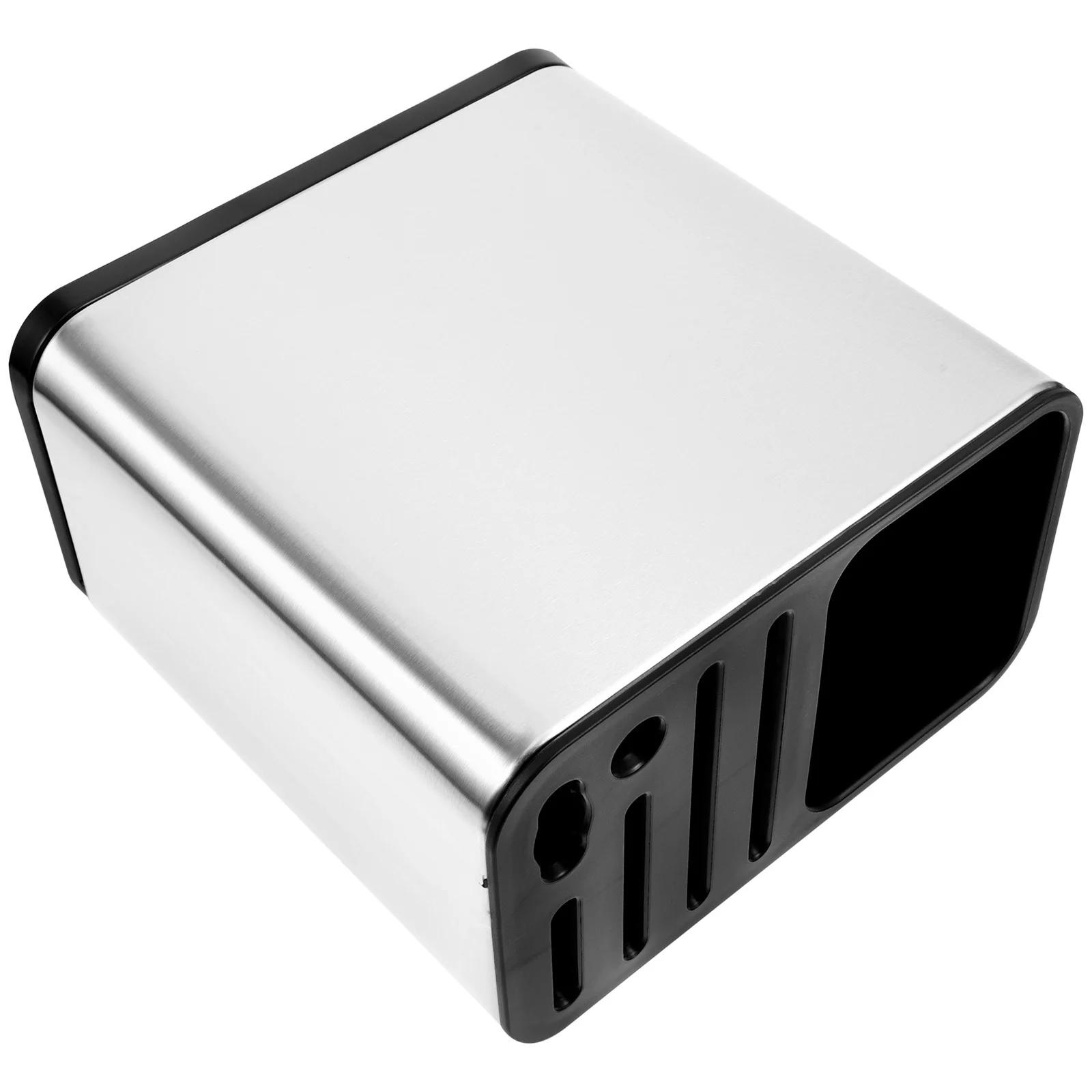 

Kitchen Cutter Holder Stainless Steel Kitchen Utensil Stand Multi-Functional Cutter Rack Chopstick Spoon Draining Holder