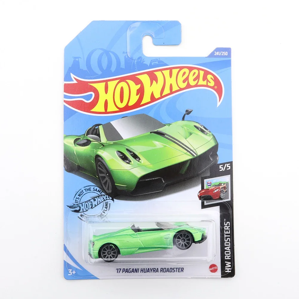 2023-13 Original Hot Wheels Mini Alloy Coupe 17 PAGANI HUAYRA ROADSTER 1/64 Metal Diecast Model Car Kids Toys Gift