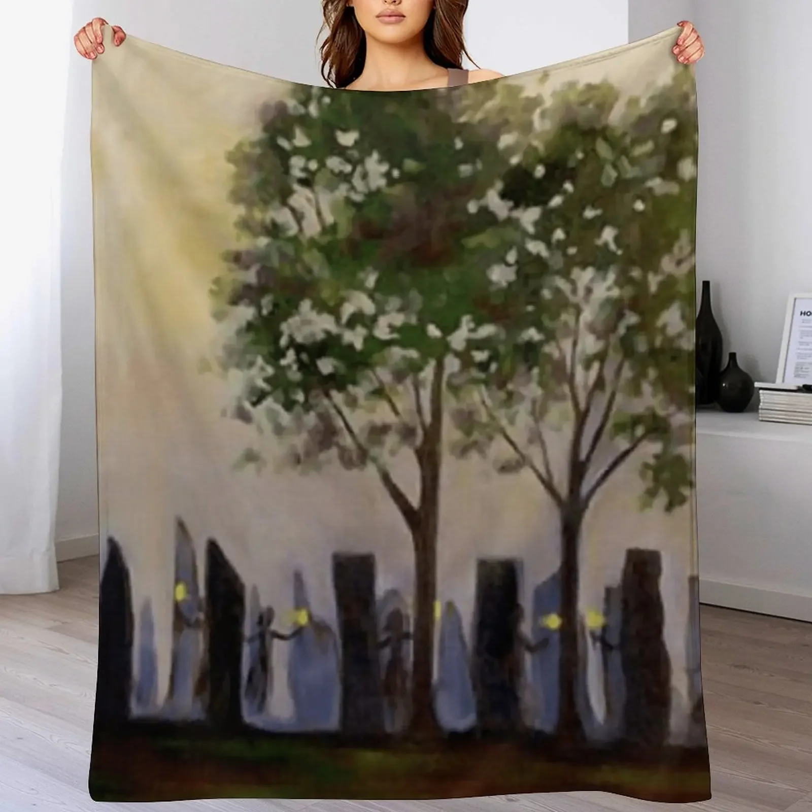 Craigh na Dun Throw Blanket anime Thins Summer Loose Blankets