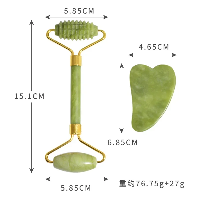 Gua Sha Massager For Face Care Jade Rollers Beauty Health Skin Scraping Chin Lifting Natural Stone Gouache Massage