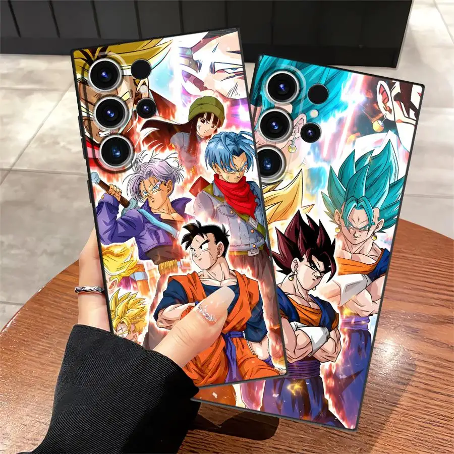 Funda Phone Cover Case for Samsung Galaxy S26 Ultra S25 Plus S10 S9 S21 FE S24 S23 S20 Ultra Note 20 8 9 10 D-Dragons Goku Gohan