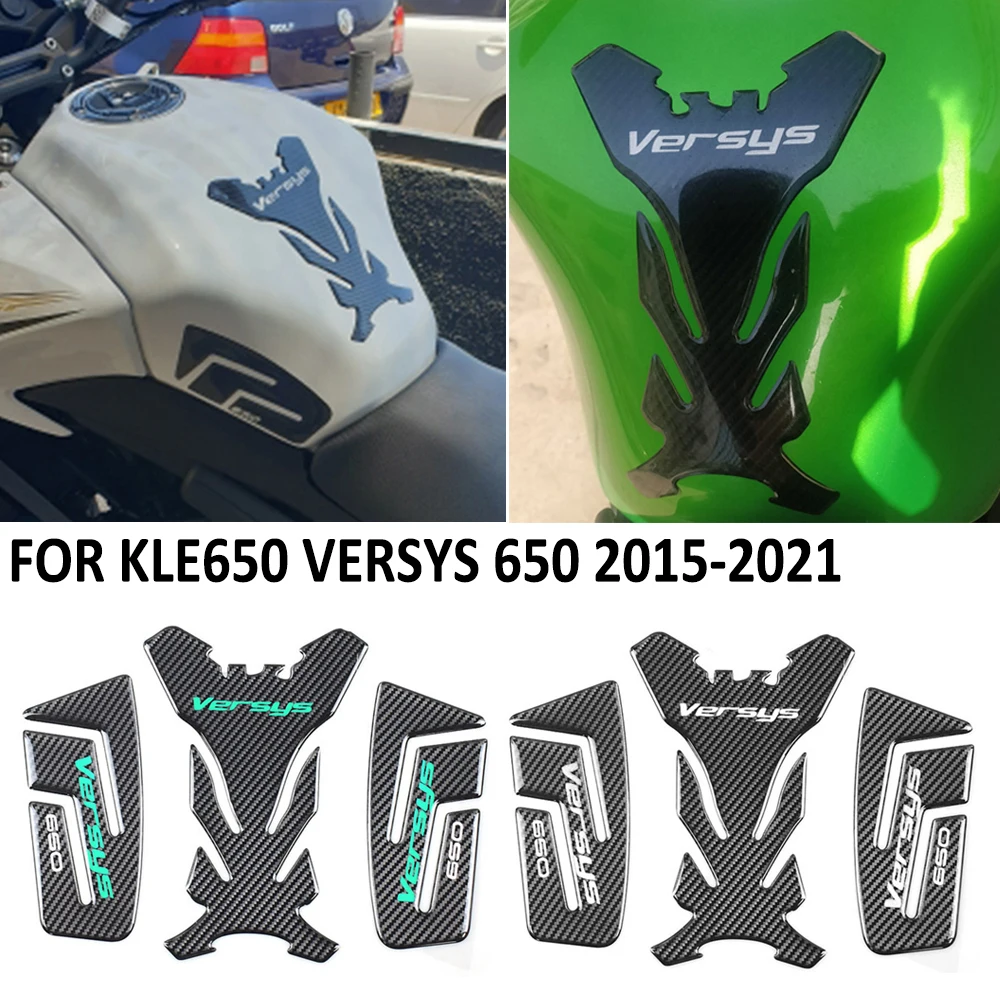 Motorcycle Anti Slip Fuel Oil Tank Pad Side Knee Grip Decal Protector Sticker Pads For Kawasaki KLE650 Versys 650 2015-2021 2020